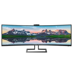 Philips Monitor 48.8 cala 499P9H Curved VA HDMIx2 DP USB-C HAS
