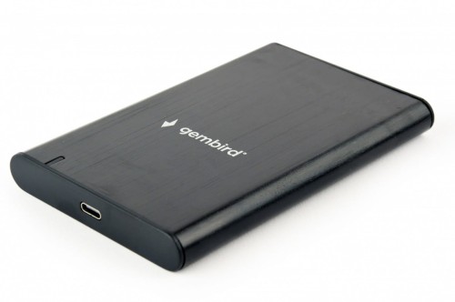 Gembird Obudowa zewnętrzna 2.5 cala USB 3.1 Czarna 