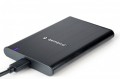 Gembird Obudowa zewnętrzna 2.5 cala USB 3.1 Czarna 