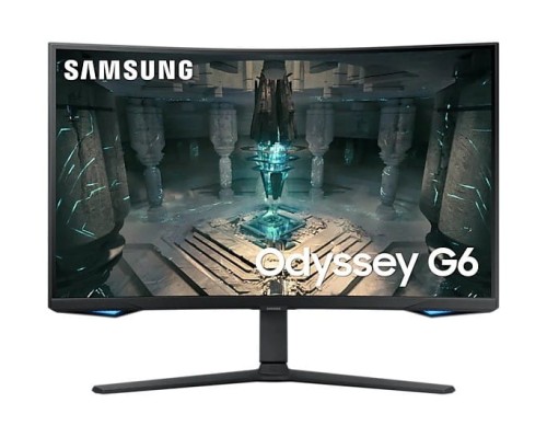 Samsung Monitor 32 cale LS32BG650EUXEN VA 2560x1440 16:9 2xHDMI/1xDP/LAN(RJ45)/2xUSB3.0 1ms(GTG) WiFi/BT głośniki zakrzywiony HAS+PIV 240Hz SMART Gaming 2Yd2d