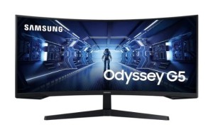 Samsung Monitor 34 cale LC34G55TWWPXEN VA 3440x1440 Ultra WQHD  21:9 format kinowy 1xHDMI/1xDP 1 ms (MPRT) zakrzywiony 165Hz Gaming 2 lata d2d
