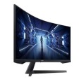 Samsung Monitor 34 cale LC34G55TWWPXEN VA 3440x1440 Ultra WQHD  21:9 format kinowy 1xHDMI/1xDP 1 ms (MPRT) zakrzywiony 165Hz Gaming 2 lata d2d