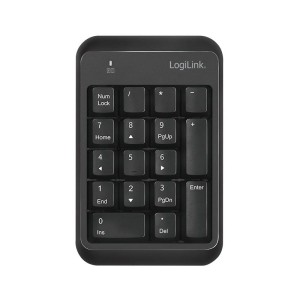LogiLink Klawiatra numeryczna Bluetooth v5.1 Czarna 
