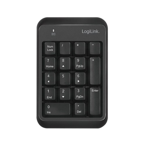 LogiLink Klawiatra numeryczna Bluetooth v5.1 Czarna 