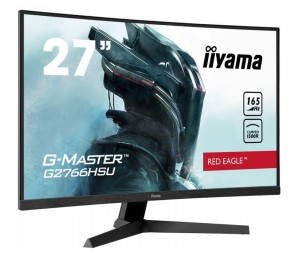 IIYAMA Monitor 27 cali G2766HSU-B1 VA,165HZ,1500R,1MS,DP,HDMIx2,USB,FreeSync 