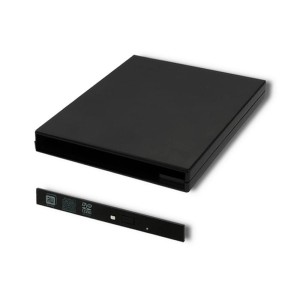 Qoltec Obudowa/kieszeń na napęd optyczny CD/DVD SATA | USB2.0 | 9.5mm 
