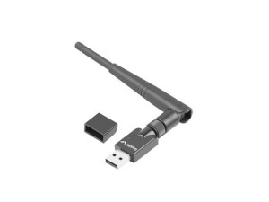 Lanberg Karta sieciowa USB N150 1 zewnętrzna antena  NC-0150-WE