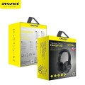 AWEI Słuchawki nauszne Bluetooth A770BL Czarne 