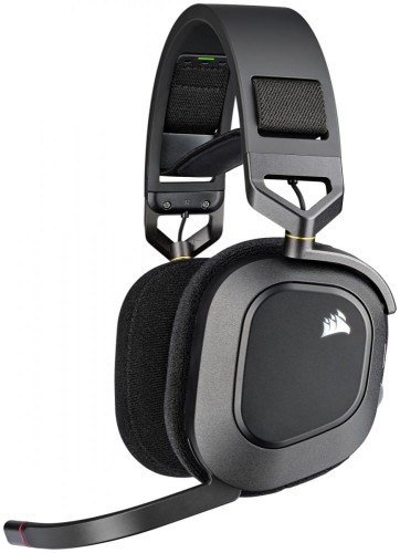 Corsair Słuchawki bezprzewodowe HS80 RGB Carbon 