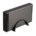 i-tec MYSAFE Advanced 3,5" USB 3.0 Obudowa zewnętrzna na dyski  HDD i SSD SATA I II III czarna aluminiowa