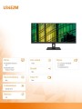 AOC Monitor U34E2M 34 cale VA 100 Hz HDMIx2 DP 