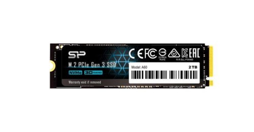 Silicon Power Dysk SSD P34A60 2TB PCIE M.2 NVMe 2200/1600 MB/s 