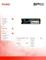 Silicon Power Dysk SSD P34A60 2TB PCIE M.2 NVMe 2200/1600 MB/s 