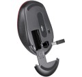 Defender Mysz bezprzewodowa silent click AURIS MB-027 800/1200/1600 DPI czerwona 