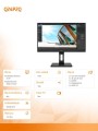 AOC Monitor Q24P2Q 23.8 IPS HDMI DP USB Pivot 