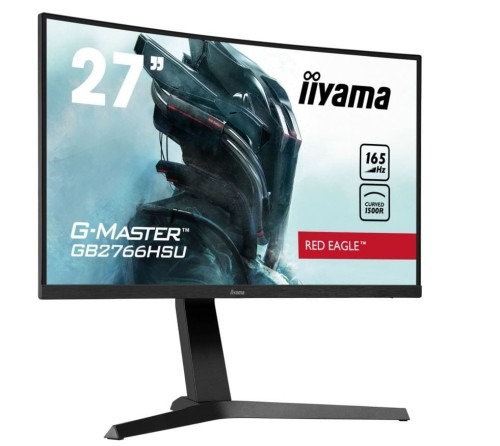 IIYAMA Monitor 27 cali GB2766HSU-B1 VA,165HZ,1500R,1MS,DP,HDMIx2,USB,FreeSyn 