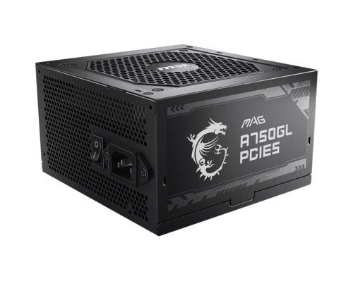 MSI Zasilacz MAG A750GL PCIE5 750W 80PLUS GOLD F.MODULAR 
