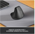 Logitech Mysz Lift Grafit dla praworęcznych 910-006473 
