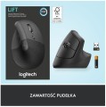 Logitech Mysz Lift Grafit dla praworęcznych 910-006473 