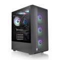 Thermaltake Obudowa - S200 Tempered Glass ARGBx3 Czarna 