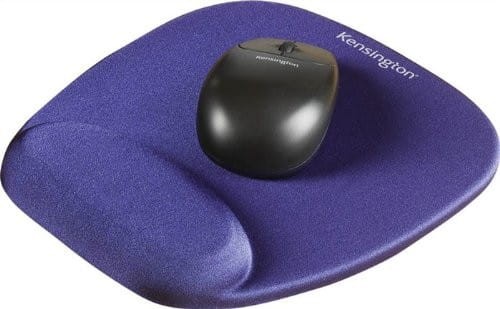 Kensington Podkładka pod mysz, ergonomiczna, piankowa, niebieska