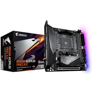 Gigabyte Płyta główna B550I AORUS PRO AX AM4 2DDR4 HDMI/DP mITX 