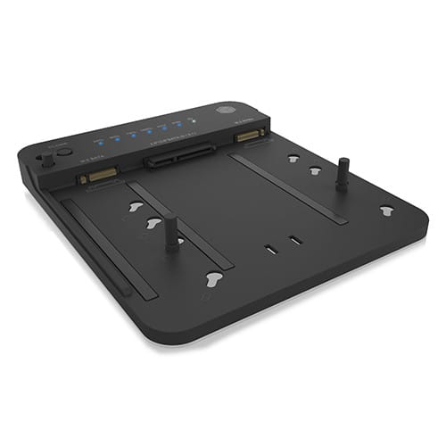 IcyBox Stacja dokująca/klonująca IB-2915MSCL-C31 M.2  dla M.2 0NVMe i SATA 2,5/3,5 SSD/HDD 