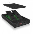 IcyBox Stacja ICY BOX IB-2817MCL-C31  z funkcją klonowania dla 2x NVMe  SSD 