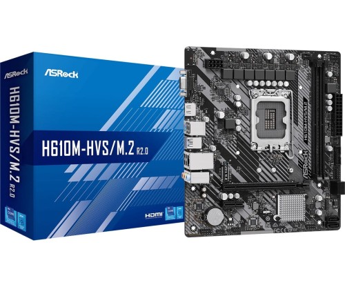ASRock Płyta główna H610M-HVS/M.2 R2.0 s1700 2DDR4 DP/HDMI mATX 