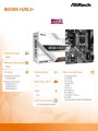 ASRock Płyta główna B650M-H/M.2 + AM5 2DDR5 HDMI/DP mATX 