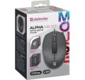 Defender Mysz przewodowa optyczna Alpha MB-507 1000DPI 3P Czarna 