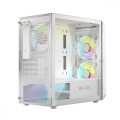 Logic Concept Obudowa Komputerowa Logic Portos ARGB Mini USB 3.0 Biała 
