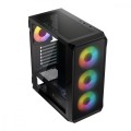 Logic Concept Obudowa Komputerowa Logic Portos ARGB Midi USB 3.0 Czarna 