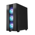 Chieftec Obudowa GS-02B-OP Hunter 2 Midi Tower 4xRGB USBC 