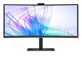 Samsung Monitor 34 cale LS34C652VAUXEN VA 3440x1440 UWQHD 21:9 1xHDMI 1xDP 1xUSB-C (90W) 2xUSB 3.0 LAN (RJ45) 5ms HAS Webcam głośniki zakrzywiony 3yrs on-site