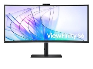 Samsung Monitor 34 cale LS34C652VAUXEN VA 3440x1440 UWQHD 21:9 1xHDMI 1xDP 1xUSB-C (90W) 2xUSB 3.0 LAN (RJ45) 5ms HAS Webcam głośniki zakrzywiony 3yrs on-site