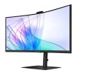Samsung Monitor 34 cale LS34C652VAUXEN VA 3440x1440 UWQHD 21:9 1xHDMI 1xDP 1xUSB-C (90W) 2xUSB 3.0 LAN (RJ45) 5ms HAS Webcam głośniki zakrzywiony 3yrs on-site