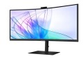 Samsung Monitor 34 cale LS34C652VAUXEN VA 3440x1440 UWQHD 21:9 1xHDMI 1xDP 1xUSB-C (90W) 2xUSB 3.0 LAN (RJ45) 5ms HAS Webcam głośniki zakrzywiony 3yrs on-site