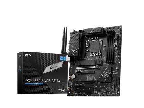 MSI Płyta główna PRO B760-P WIFI DDR4 s1700 4DDR4 DP/HDMI ATX 
