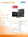 MSI Płyta główna Z790 GAMING PLUS WIFI s1700 4DDR5 HDMI ATX 