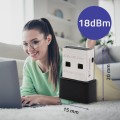 Qoltec Ultraszybki bezprzewodowy mini adapter USB Wi-Fi | standard AC | 650Mbps 