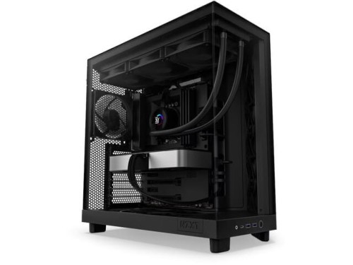 NZXT Obudowa H6 Flow z oknem Czarna 