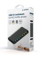 Gembird Obudowa dysku M.2 NVME Aluminiowa LED USB 3.1 