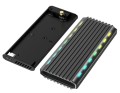 Gembird Obudowa dysku M.2 NVME Aluminiowa LED USB 3.1 