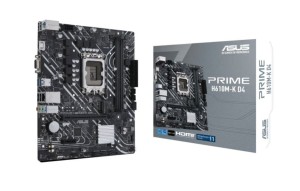 Asus Płyta główna PRIME H610M-K D4 s1700 2DDR4 DP/HDMI M.2 mATX 