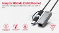 Unitek Adapter USB-A/C 3.1 GEN1 RJ45; 2,5 Gbps; U1313C 