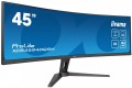 IIYAMA Monitor 44.5 cala XCB4594DQSN-B1 VA,DQHD,165HZ,USB-C-DOCK,RJ45,32:9,1500R,450cd/m2,3000:1,0.8ms,3xUSB,2xHDMI,1xDP,2x3W,PowerDelivery-90W