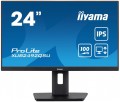 IIYAMA Monitor 23.8 cala ProLite XUB2492QSU-B1 IPS,QHD,USB-C,100Hz,3xUSB(3.2),HDMI,DP  300cd/m2,FreeSync,2x2W,HAS(150mm),PIVOT