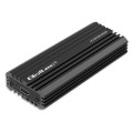 Qoltec Obudowa | kieszeń NV2270 na dysk M.2 SSD | SATA | NVMe | USB-C | 2TB 