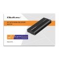 Qoltec Obudowa | kieszeń NV2270 na dysk M.2 SSD | SATA | NVMe | USB-C | 2TB 